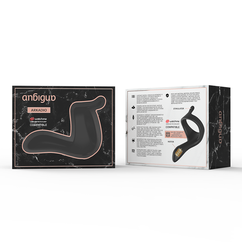 Anbiguo Arkadio Stimolatore Doppio con Telecomando Wireless - immagine 13