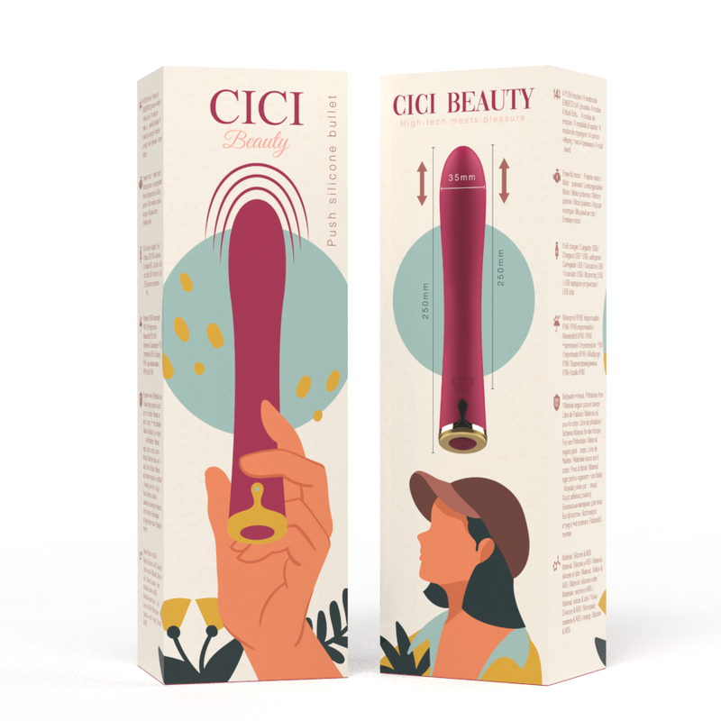Cici Beauty - Proiettile Push In Silicone Premium
