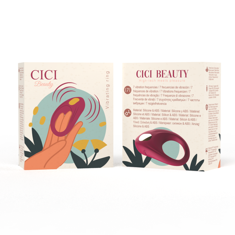 Cici Beauty - Anello Vibrante In Silicone Premium