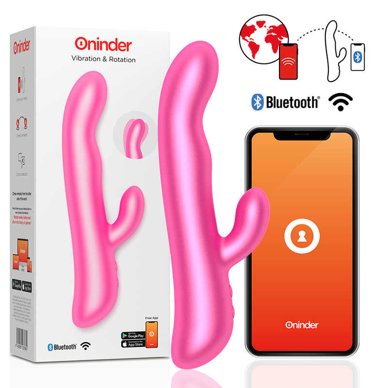 Oninder Oslo Vibratore Rotante Premium con App Gratuita