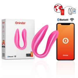 Oninder Lisboa Stimolatore Doppio G e Clitoride con App