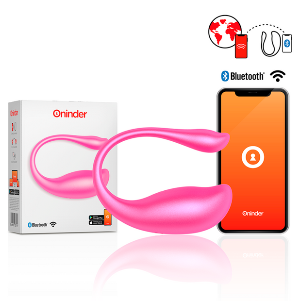 Oninder Nairobi Uovo Vibrante Rosa Controllabile da App