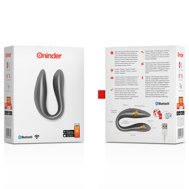 ONINDER - STIMOLATORE DEL PUNTO G E DEL CLITORALE LISBOA ROSA - APP GRATUITA
