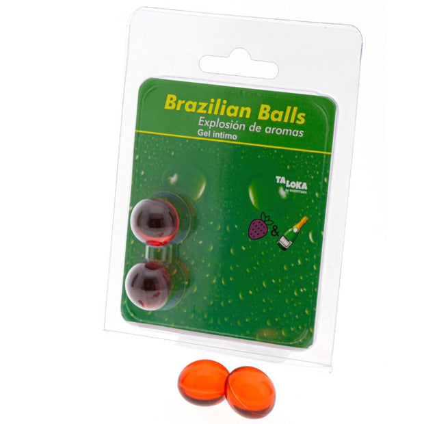 Taloka Sfere Brasiliane Gel Intimo Fragole e Champagne