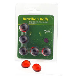 Taloka Sfere Brasiliane Gel Intimo alla Fragola - 5 pezzi