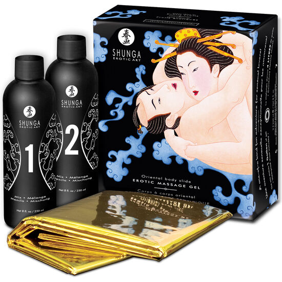 Shunga Gel Massaggio Corpo a Corpo Frutti Esotici Premium