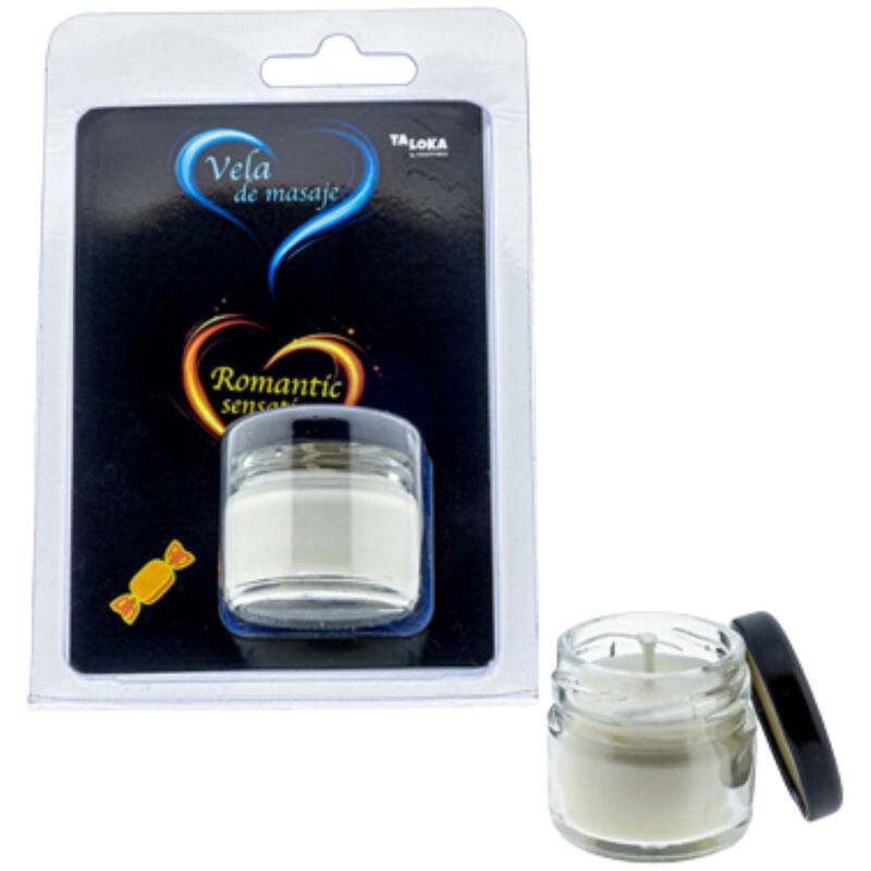 Taloka Candela da Massaggio al Caramello Body-Safe Premium