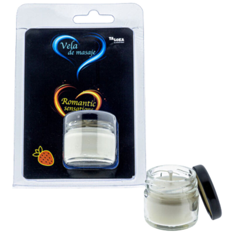 Taloka Candela da Massaggio alla Fragola Body-Safe Premium