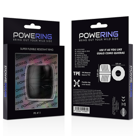 Powering - Anello Per Pene Super Flessibile E Resistente 5 Cm Pr11 Nero