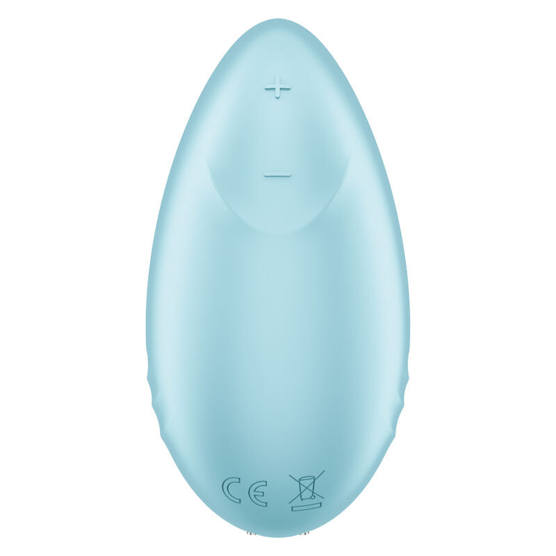 Satisfyer Tropical Tip Blu Vibratore Clitorideo Lay-On Premium - immagine 4