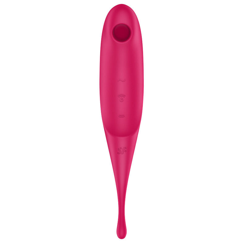 SATISFYER - STIMOLATORE E VIBRATORE TWIRLING PRO AIR PULSE BLU