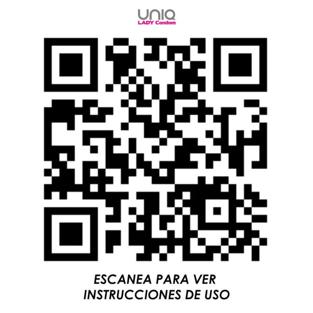 Uniq - Lady Condom Preservativi Femminili Senza Lattice Con Giarrettiera 3 Unità