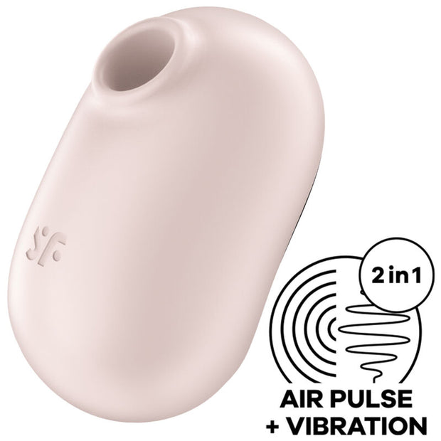 Satisfyer Pro To Go 2 Stimolatore a Onda d'Aria Beige Premium