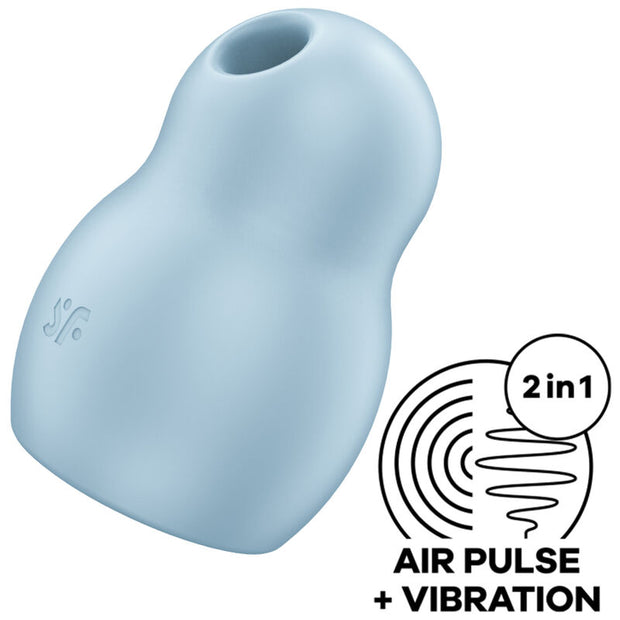 Satisfyer Pro To Go 1 Stimolatore a Onde d'Aria Blu Premium