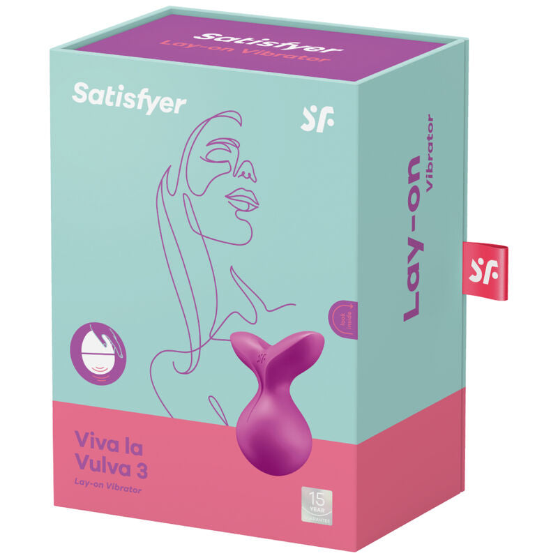 SATISFYER - VIBRATORE VIVA LA VULVA 3 LAY-ON VERDE