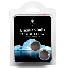 SecretPlay Set 2 Palline Brasiliane Effetto Iceberg Rinfrescante