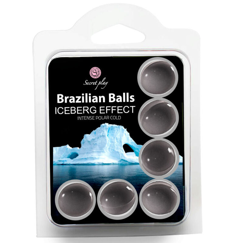 SecretPlay Set 6 Palline Brasiliane Effetto Iceberg
