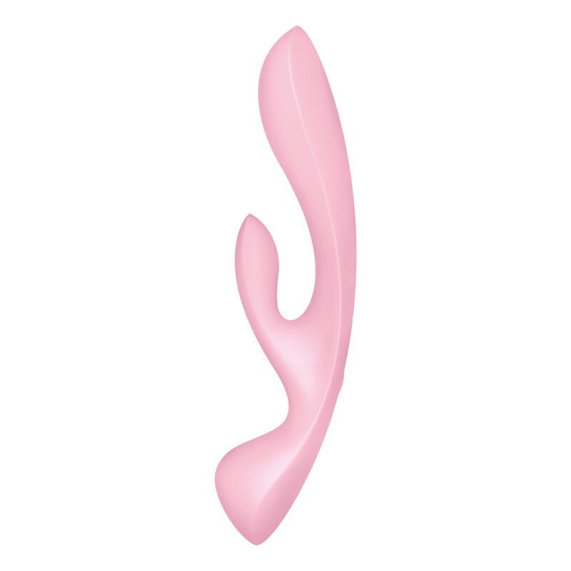 SATISFYER - TRIPLE OH VIBRAZIONE IBRIDA BLU
