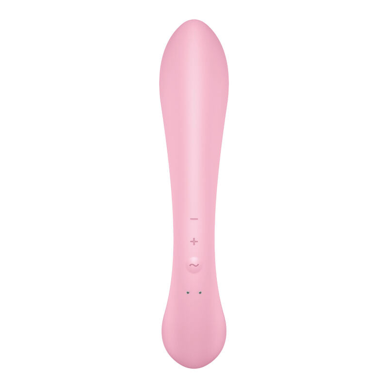 SATISFYER - TRIPLE OH VIBRAZIONE IBRIDA BLU
