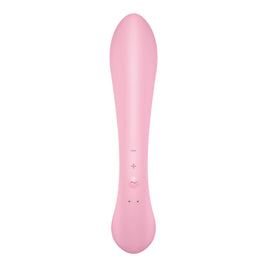 SATISFYER - TRIPLE OH VIBRAZIONE IBRIDA BLU