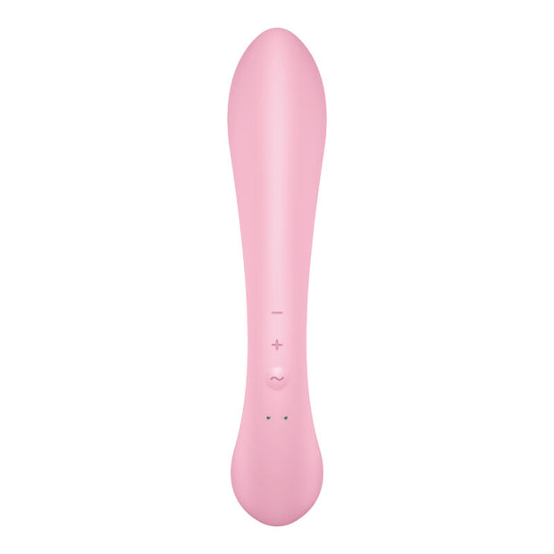 SATISFYER - TRIPLE OH VIBRAZIONE IBRIDA BLU