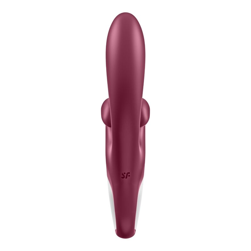 Satisfyer Touch Me Rabbit Rosso in Silicone Body-Safe Premium - immagine 3