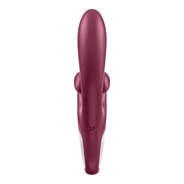 Satisfyer Touch Me Rabbit Rosso in Silicone Body-Safe Premium - immagine 3