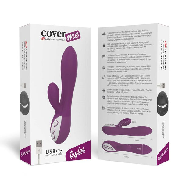 Coverme - Vibratore Taylor Compatibile Con La Tecnologia Wireless Watchme