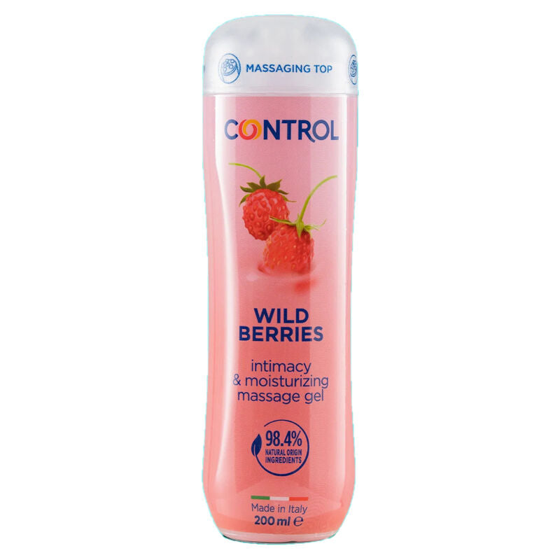 Control Gel da Massaggio 3 in 1 Frutti di Bosco 200ml