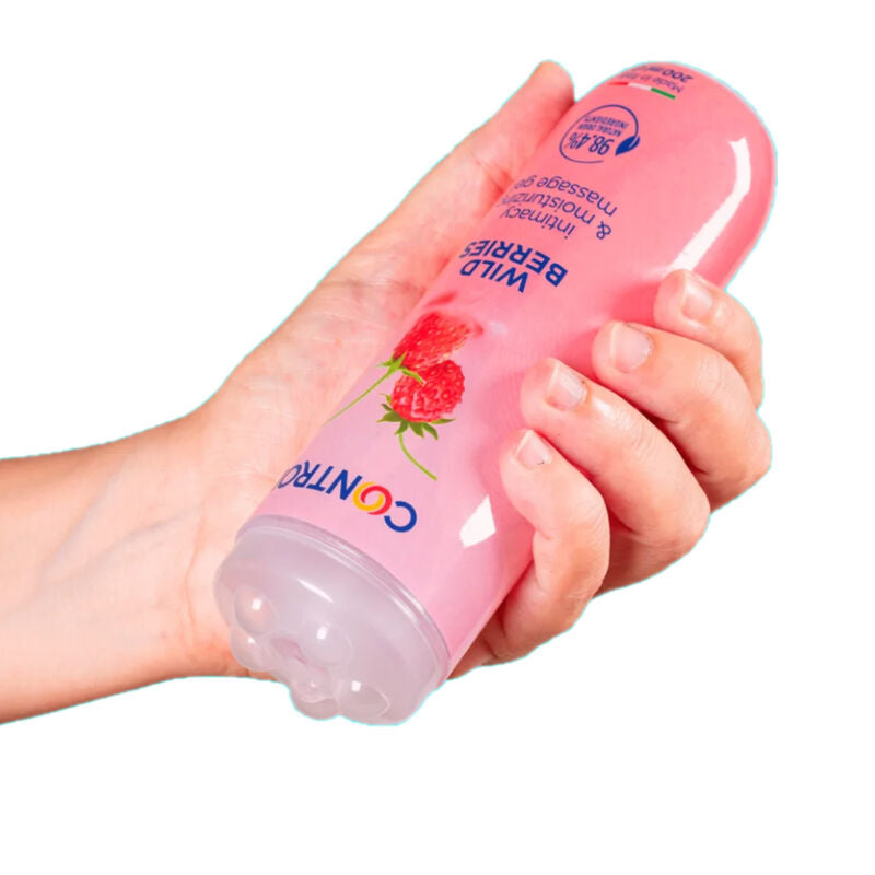 Control Gel da Massaggio 3 in 1 Frutti di Bosco 200ml - immagine 3