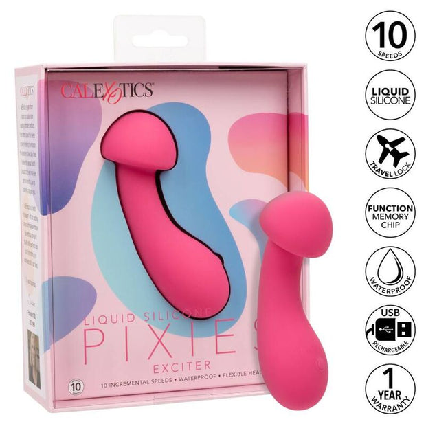 Calexotics Pixies Rosa Stimolatore Punto G in Silicone Premium - immagine 2