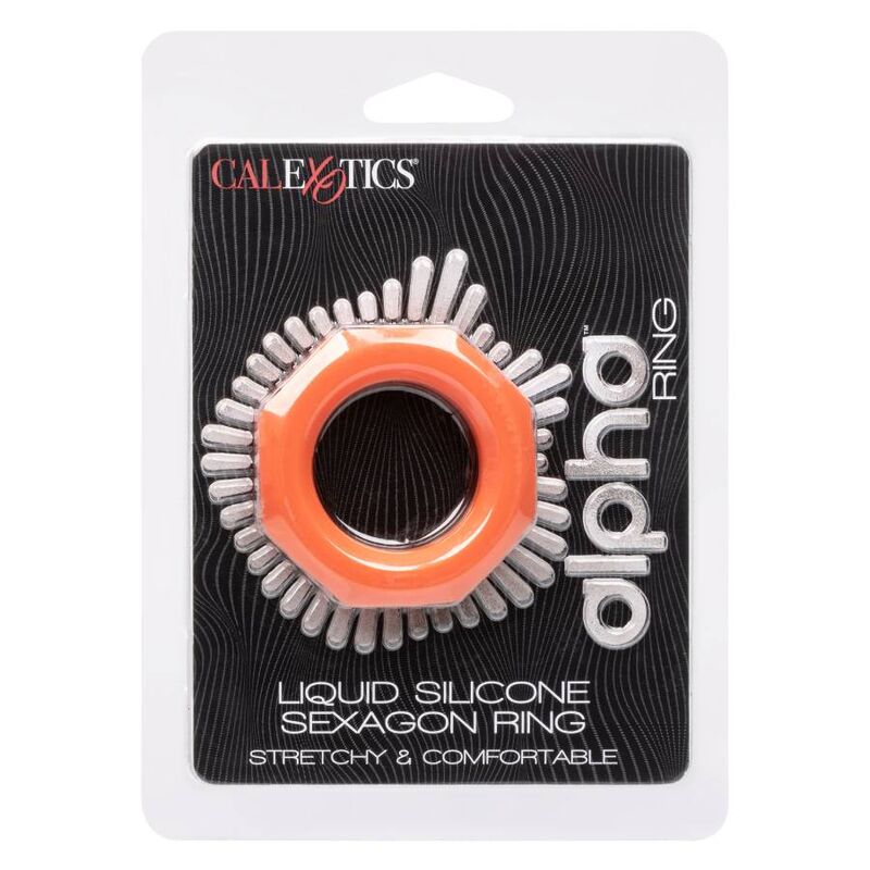 Calexotics - Anello Alpha Sexagon Arancione