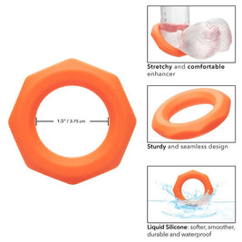 Calexotics - Anello Alpha Sexagon Arancione