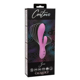 Calexotics Contour Zoie Vibratore Rabbit Premium in Silicone - immagine 14