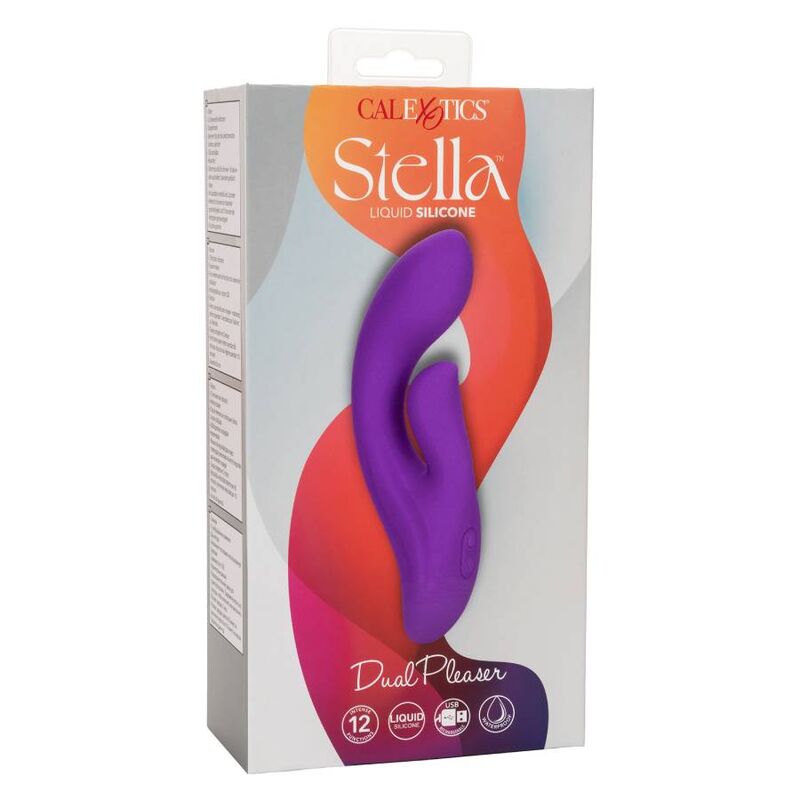 Calexotics Stella Dual Pleaser Viola - Vibratore Rabbit Premium - immagine 11