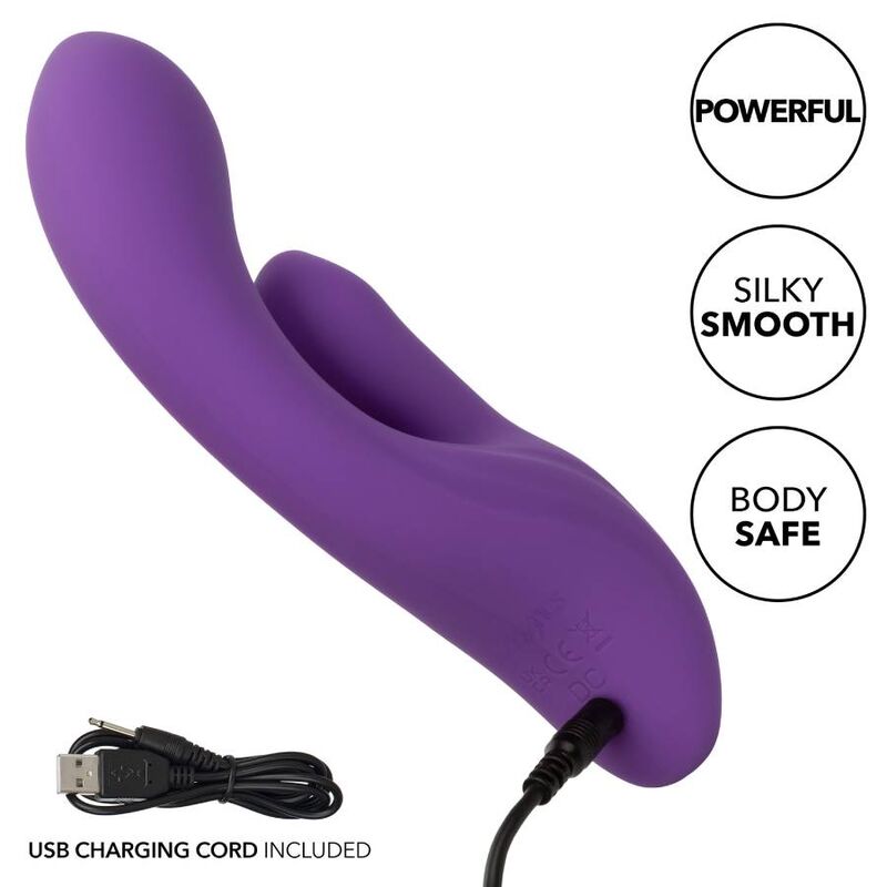 Calexotics Stella Dual Pleaser Viola - Vibratore Rabbit Premium - immagine 4