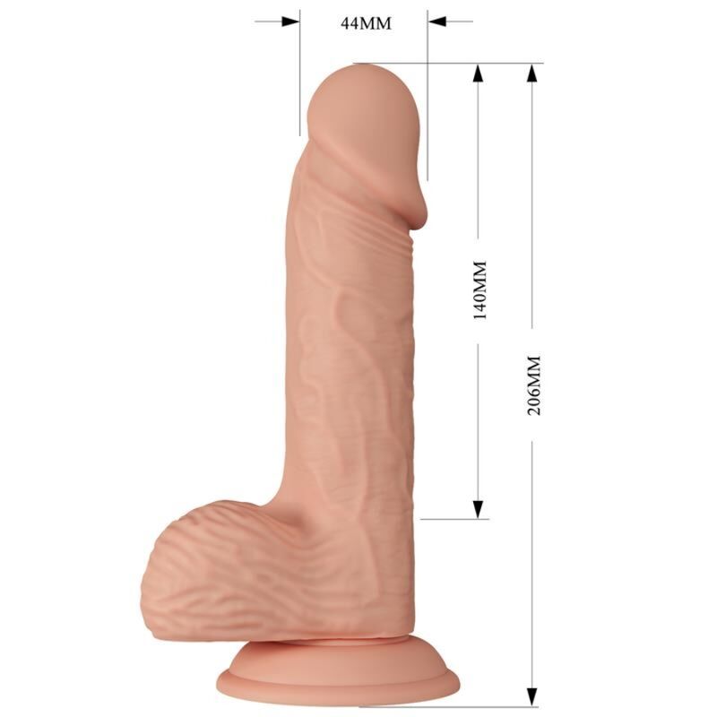 Baile - Bellissimo Incontro Catoblepas Dildo Flessibile Realistico 20,6 Cm Naturale