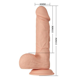 Baile - Bellissimo Incontro Bahamut Dildo Realistico Flessibile 21,8 Cm Naturale