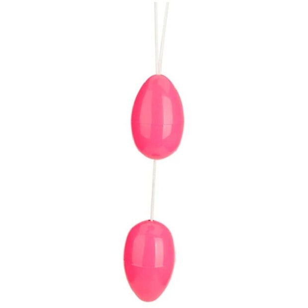 Sfere Gemelle per Pavimento Pelvico in Silicone Rosa Body-Safe