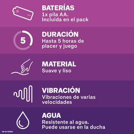 DUREX - VIBRATORE ORGASMICO INTENSO PURA FANTASIA