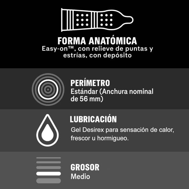 Durex - Orgasmic Intenso 12 Unità