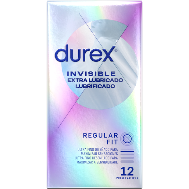 Durex - Invisibile Extra Lubrificato 12 Unità