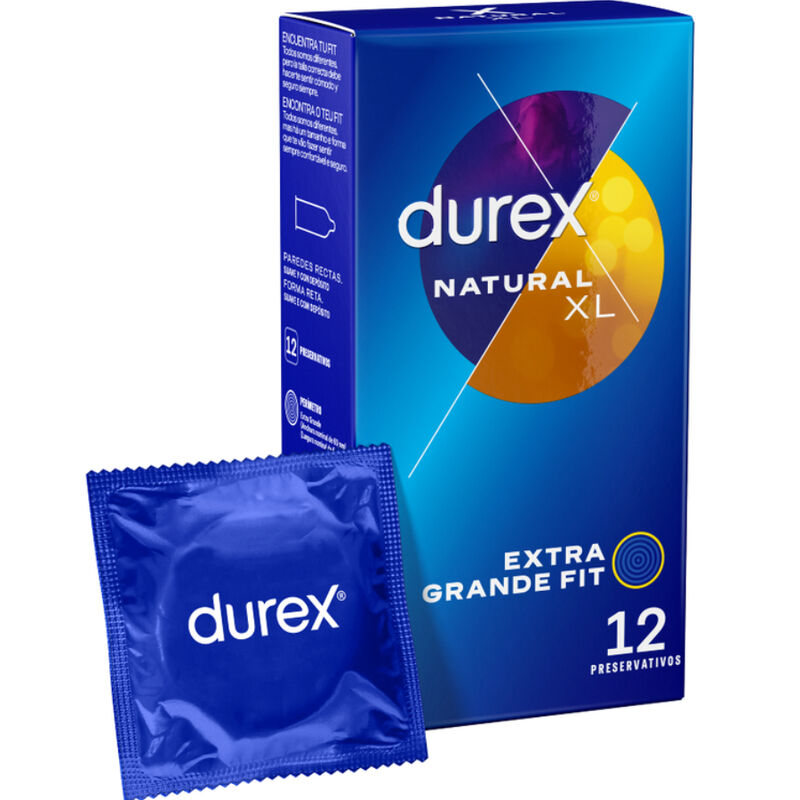 Durex Naturale XL Preservativi Taglia Grande 12 Pezzi