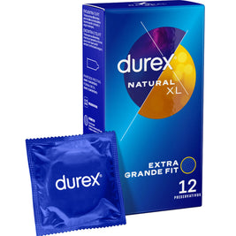 Durex Naturale XL Preservativi Taglia Grande 12 Pezzi