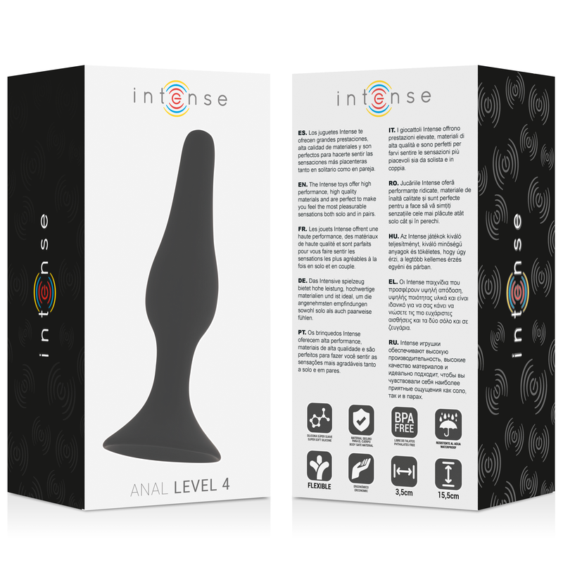 Intenso - Anale Livello 4 15,5Cm Nero