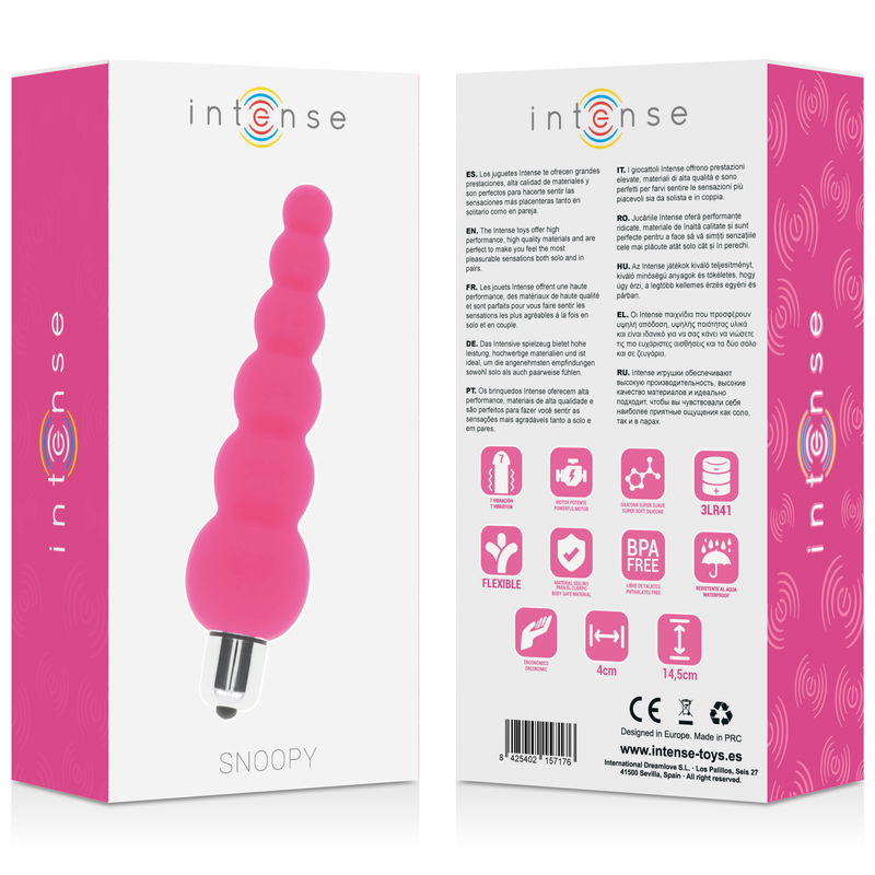 Intenso - Snoopy 7 Velocità Silicone Intenso - Rosa