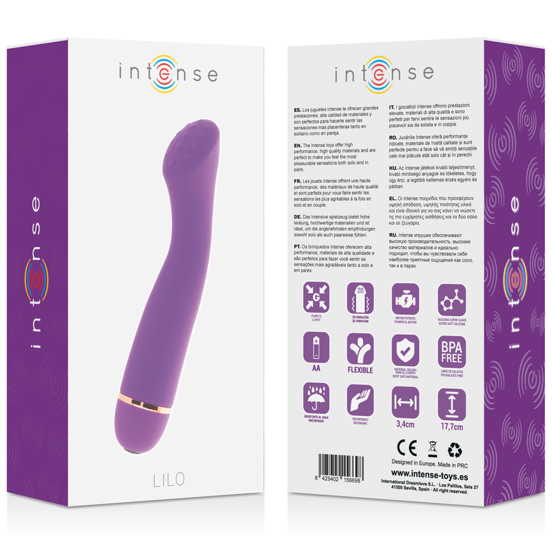 Intense - Lilo 20 Velocità Silicone Lilla