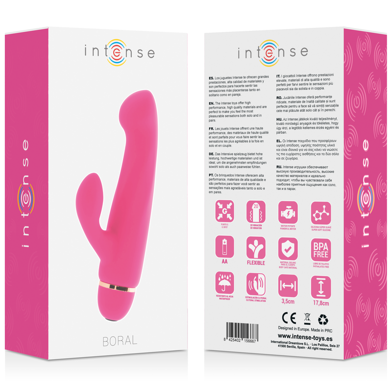 Intense - Boral 20 Velocità Silicone Rosa