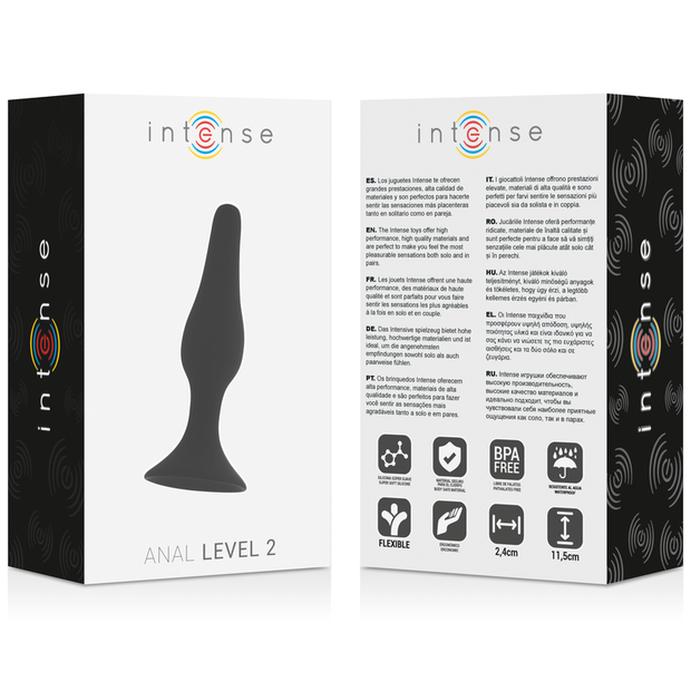 Intenso - Anale Livello 2 11,5Cm Nero