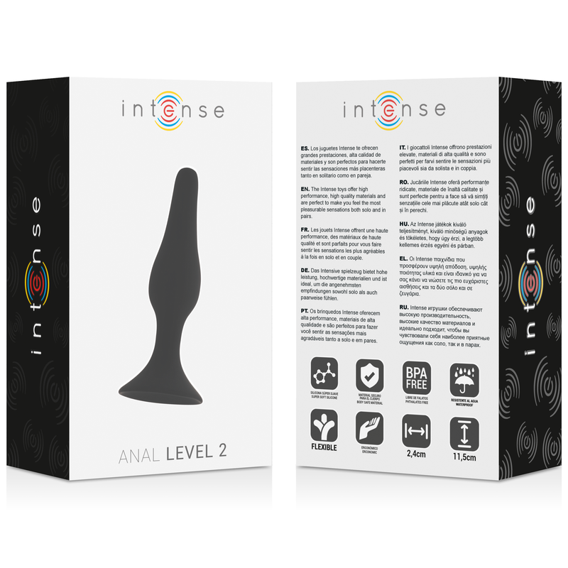 Intenso - Anale Livello 2 11,5Cm Nero